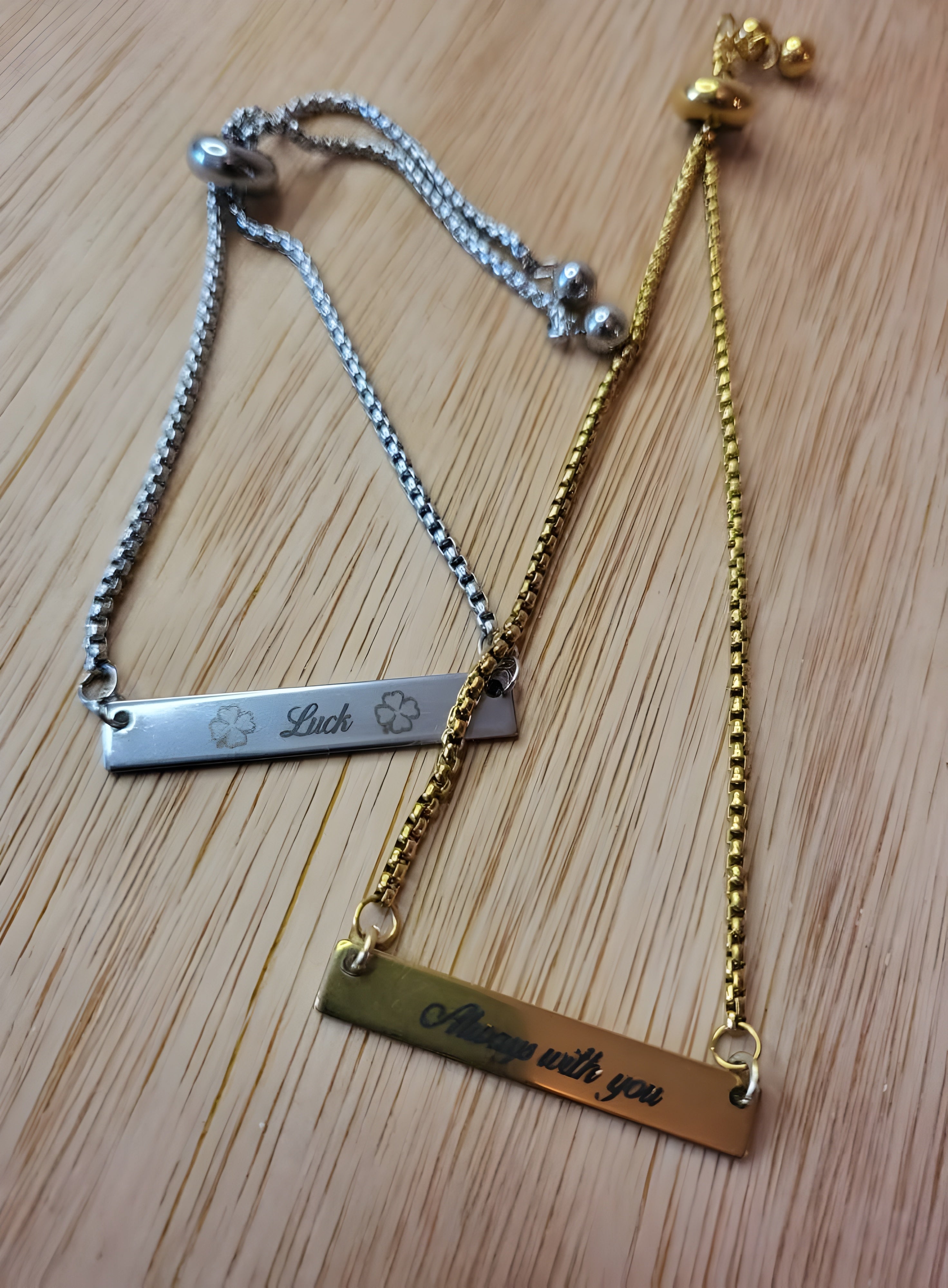 Custom Made Laser Engraved Bracelet