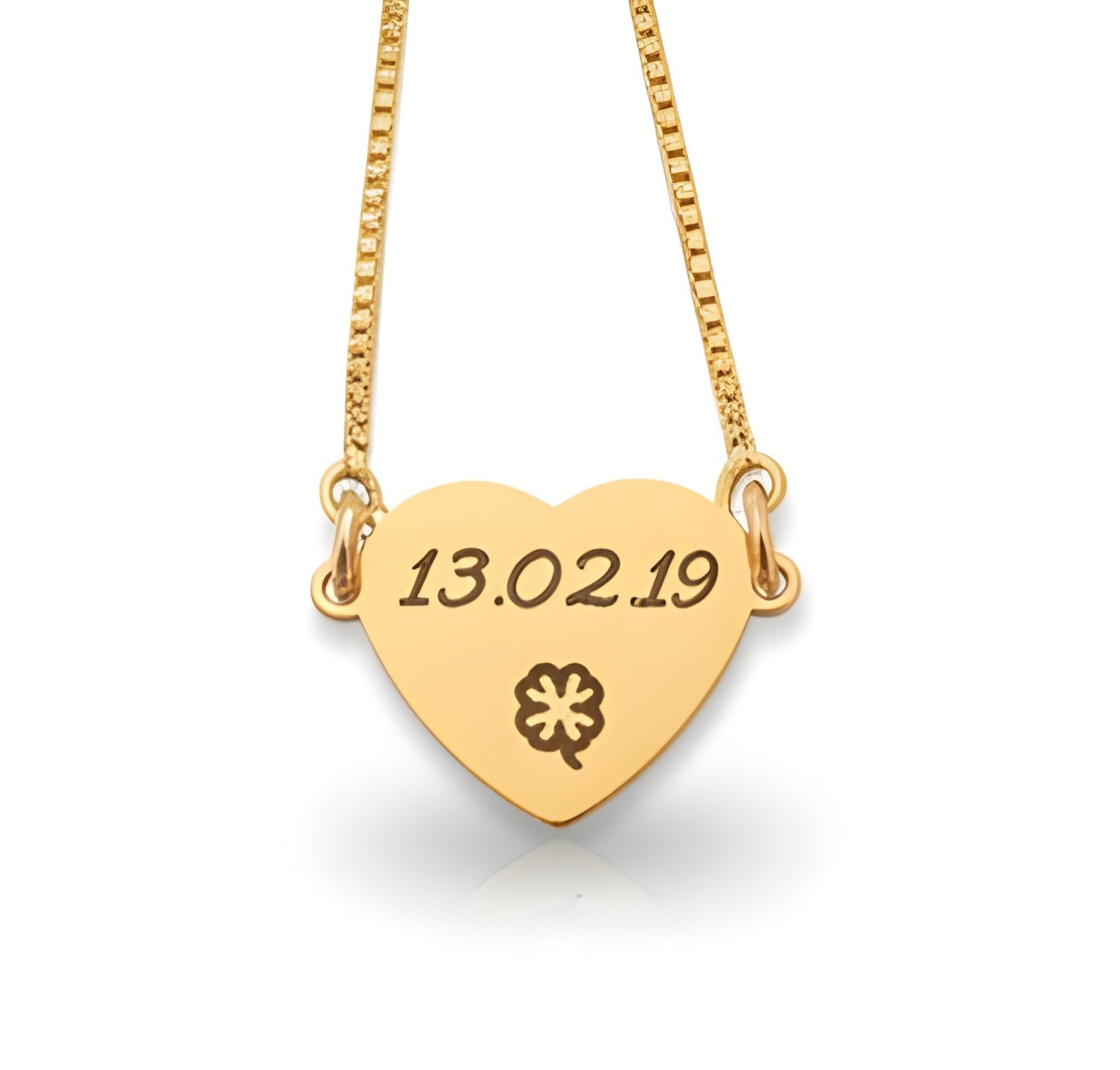 Adjustable Bracelet with Heart Charm & Cubic Zirconia - EG LASER ENGRAVING