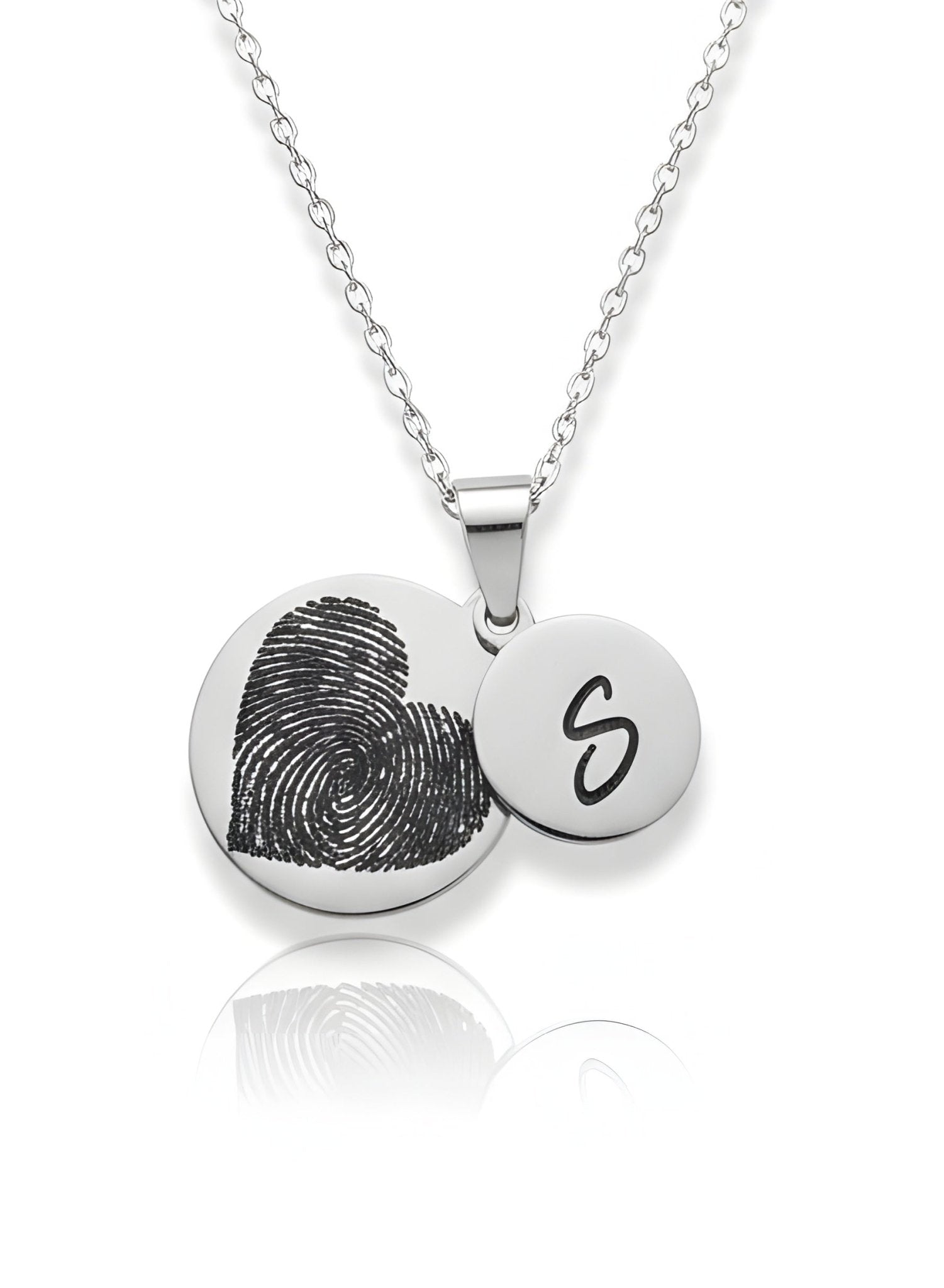 Double Pendant Necklace – Personalized & Stylish - EG LASER ENGRAVING