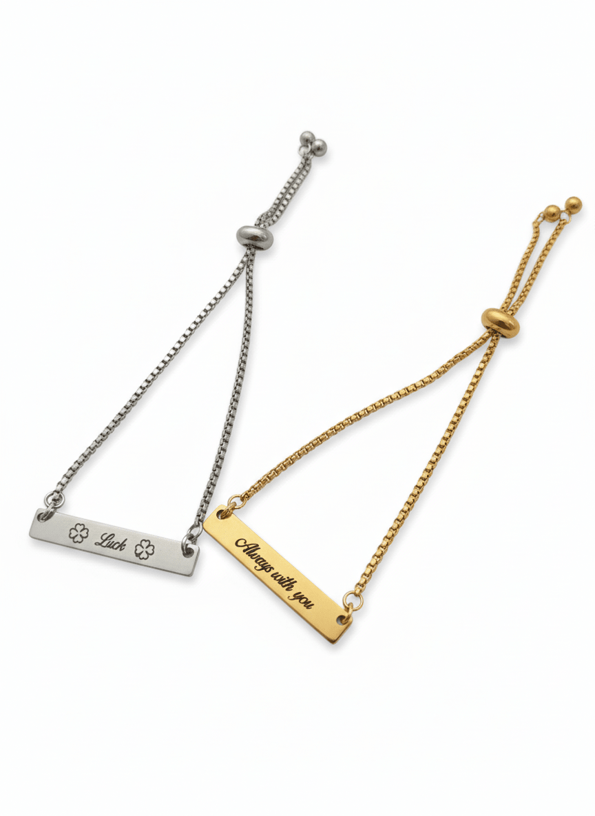 Personalised Laser Engraved Bracelet - EG LASER ENGRAVING